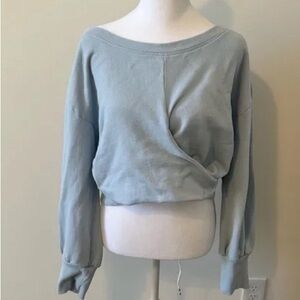 Anthropologie Front Twist Sweatshirt